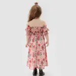 Coordinated Cotton Mother & Daughter Romper Suspenders Dress