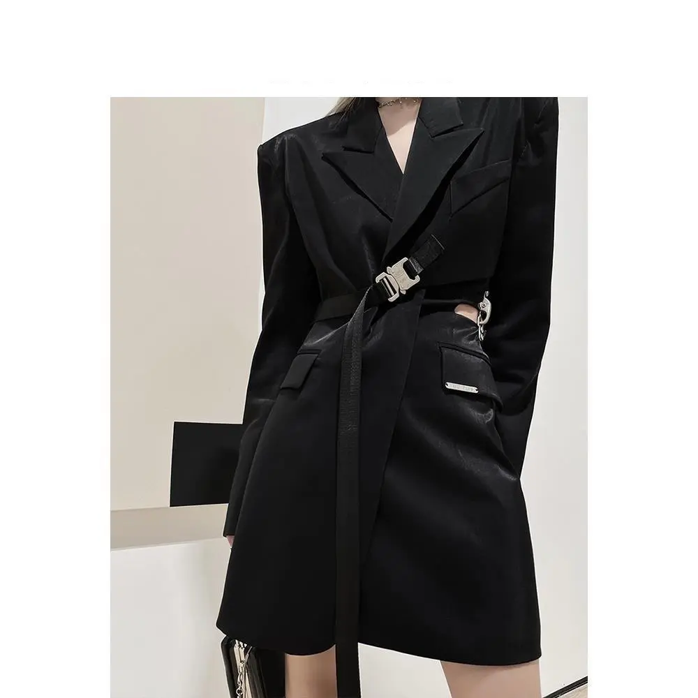Statement Asymmetric Shoulder Women’s Blazer in Black