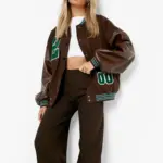 Brushed Thick Women’s Cotton Jacket for Cold Weather