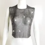 Women's Sexy Backless Slim-fit Crew Neck Tank Top