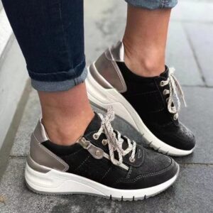 Fashion Chunky-soled Sneakers Outdoor Walking Running Casual Shoes For Women