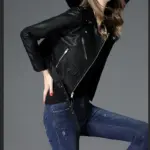 924a5e42-7d3a-4767-9579-6e5b4d6f0575.webp Women's Short Slim PU Leather Jacket