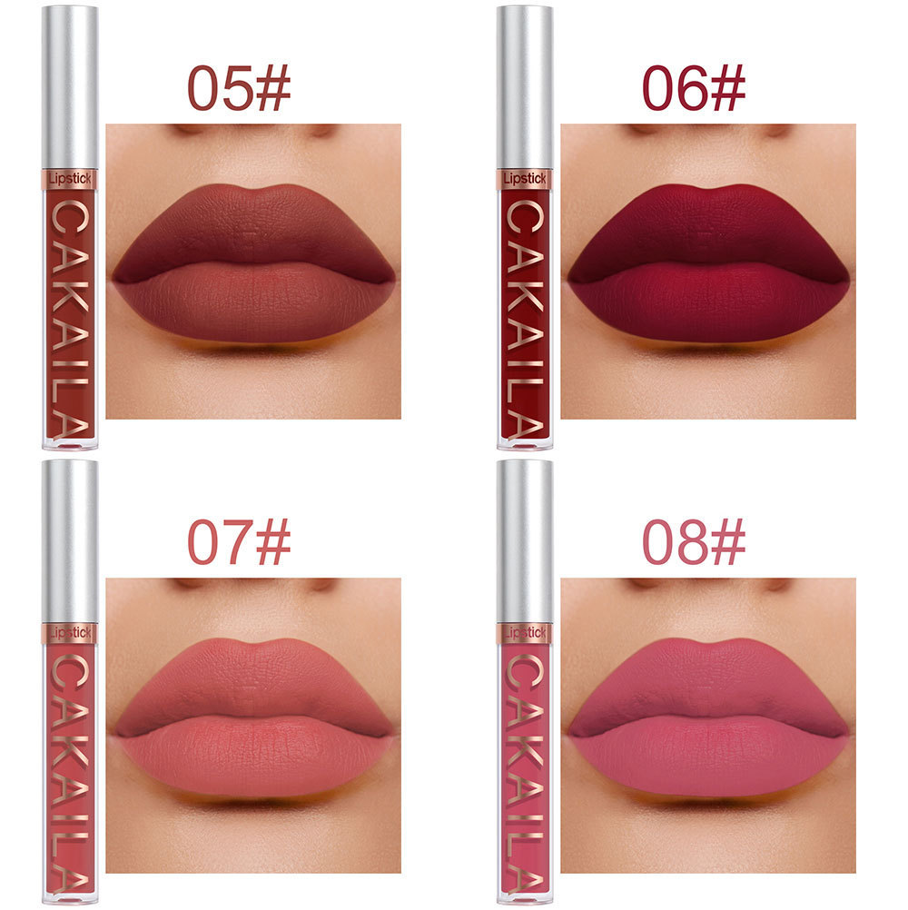 Pack Of 10 Matte Nonstick Cup Waterproof Lip Gloss Pack Of 10 Matte Nonstick Cup Waterproof Lip Gloss