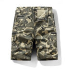 Loose Straight Summer Plus Size Trend Casual Multi-bag Pure Cotton Workwear Shorts Men