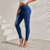Women's Low-Waist Versatile Casual Slim-Fit Ripped Jeans With A Slight Stretch Women's Low-Waist Versatile Casual Slim-Fit Ripped Jeans With A Slight Stretch