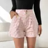 Jacquard Jacquard Hot Pants with Slight Stretch - Women’s