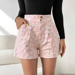 Jacquard Jacquard Hot Pants with Slight Stretch - Women’s