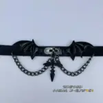 942da9b4-603c-46c1-9ca7-b282840fa836.webp Bold Punk Leather Choker with Dark Cross & Devil Wings