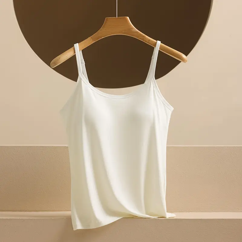 Adjustable Padded-Cup Tank Top Bra Base Layer for Women Adjustable Padded-Cup Tank Top Bra Base Layer for Women