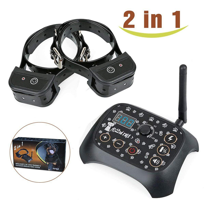 Automatic Wireless Dog Trainer With Alarm Vibration Shock