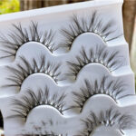 Natural Curled Sparse False Eyelashes 13 mm - 5 Pairs