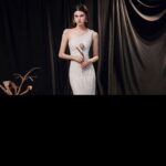 Women's High-end Entry Lux Elegant Socialite Dinner Party Sexy Long Slimming Fishtail Dress