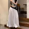 White With Belt