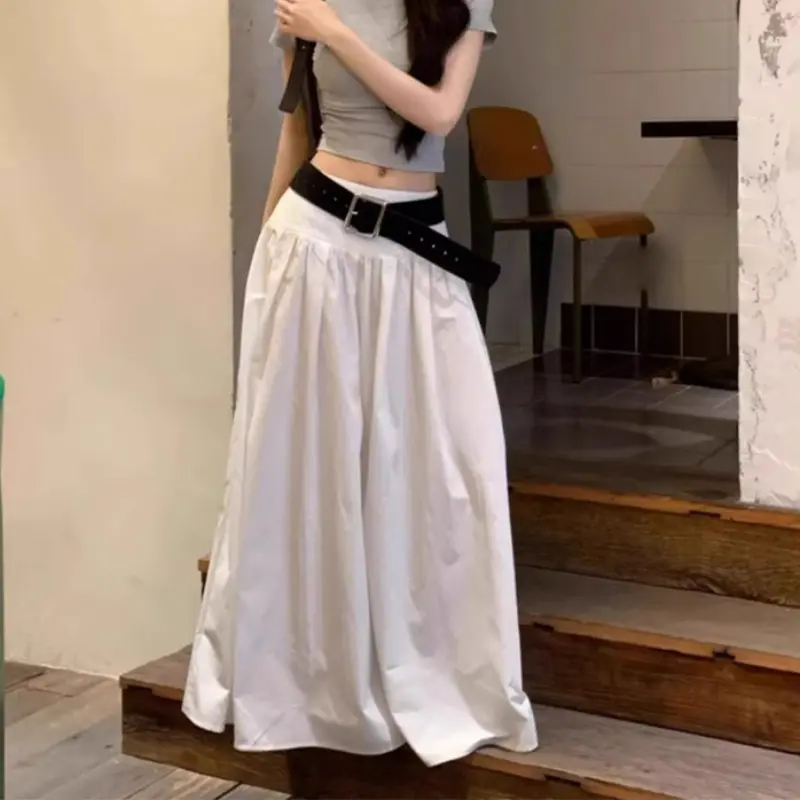 Women's Korean-style Summer High-waisted Casual Skirt