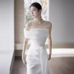 96b07cda-6a6a-4e5e-a9bc-43c07b14e95f.jpg Off-Shoulder French Wedding Dress with High-Waist Fit