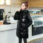 96d00f0e-9270-415e-8a49-f768e4b5da4e.webp Warm Mid-Length Plus Size Padded Jacket with Faux Fur Collar