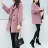 Slimming Plus Size Wool Blend Coat, Mid-Length Winter Slimming Plus Size Wool Blend Coat, Mid-Length Winter