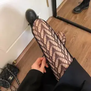 Sexy Leaf Pattern Fishing Net Socks with Lace Hollow Bottom