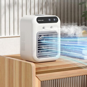 Humidifying Portable Air Cooler Fan with Touchscreen USB