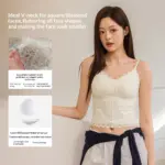 Lightweight Padded Lace Camisole for Slim Layering Fit