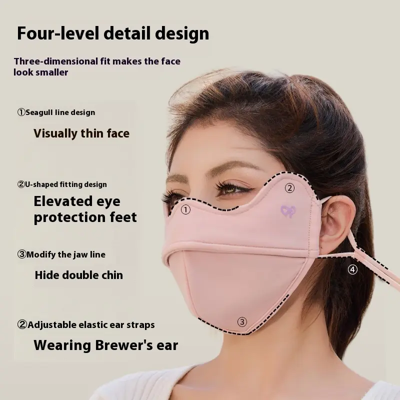 Outdoor Cycling Wind Mask 5D Good-looking Cold-proof Eye Protection Face Mask Outdoor Cycling Wind Mask 5D Good-looking Cold-proof Eye Protection Face Mask