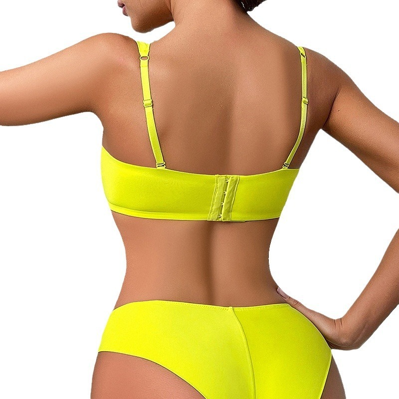 Detachable Double-Shoulder Youth Lingerie Set - No Mold 1/2 Cup Detachable Double-Shoulder Youth Lingerie Set - No Mold 1/2 Cup