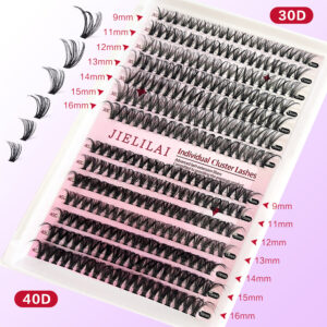 DIY Cluster False Eyelashes Mixed Pack 9-16 mm 30 D/40 D - 14 Rows
