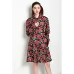 Rose Trench Coat Mid-length Women