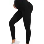Supportive Maternity Leggings with Abdominal Support - Nylon
