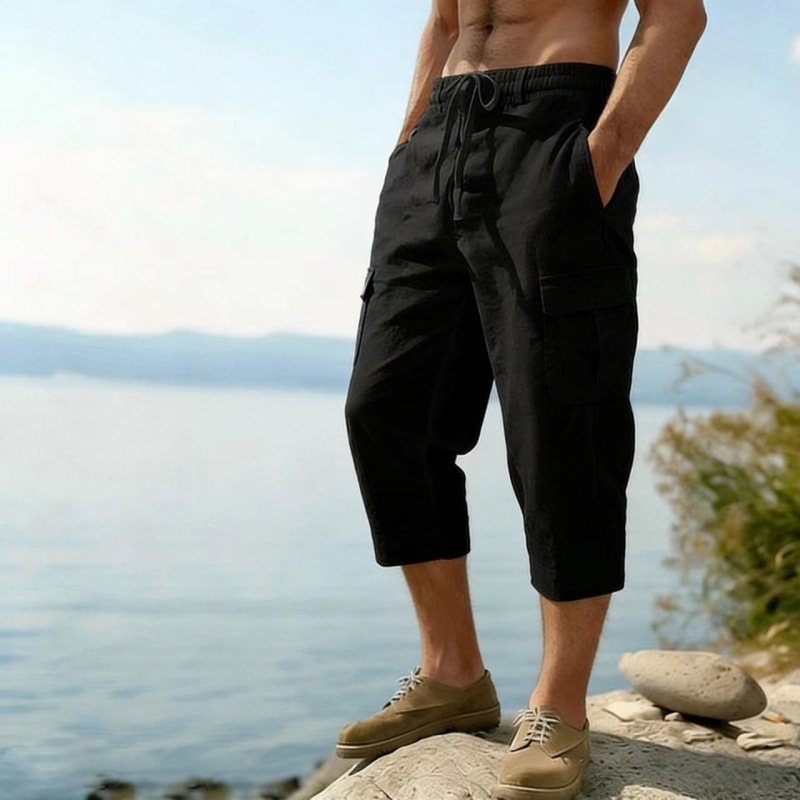 Multi-pocket Loose Casual Trend Wide-leg Pants Multi-pocket Loose Casual Trend Wide-leg Pants