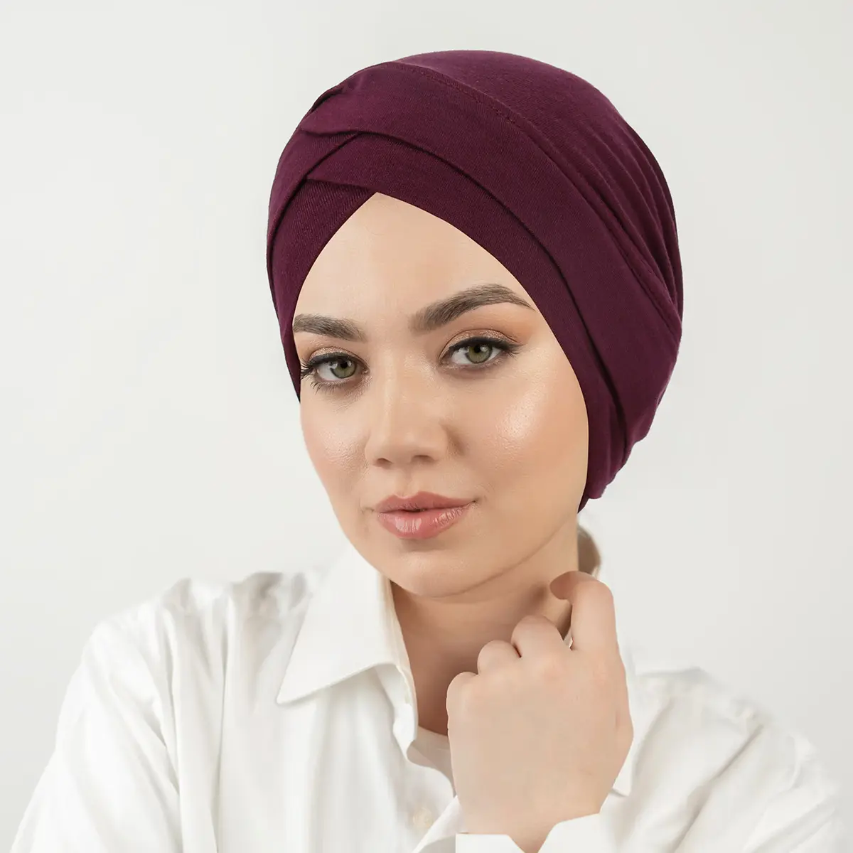 Womens Cotton Forehead Band Hat for All-Season Comfort