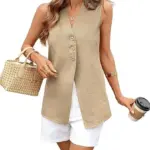 9f330a83-2029-44d9-8c64-de89f0fb2fe1.webp Solid-color Sleeveless Cotton-linen Womens Top