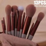 Smoother Even Blending 13-Piece Makeup Brush Set, Synthetic