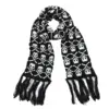 Warm Thickened Thermal Knitted Scarf with Skull Ghost Head