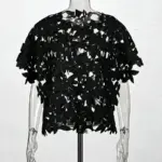 9ff37a1b-7bf5-4860-8aea-08ef509469ff.webp Bold See-Through Black Floral Lace Cut-Out Short Sleeve Top