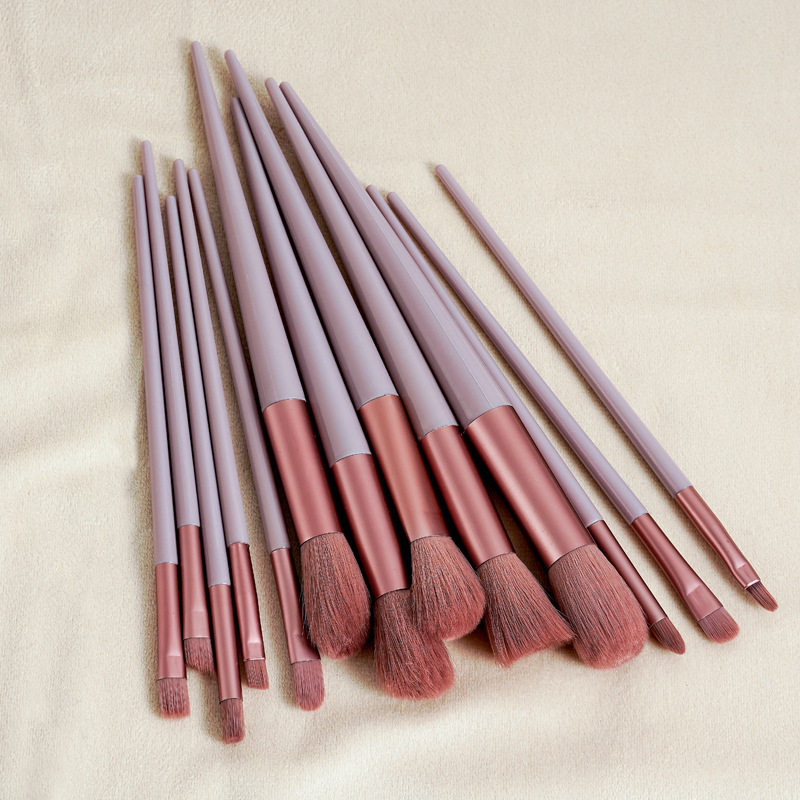 Smoother Even Blending 13-Piece Makeup Brush Set, Synthetic
