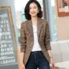 Plaid Blazer Womens Korean-style British-style AutumnWinter Plaid Blazer Womens Korean-style British-style AutumnWinter