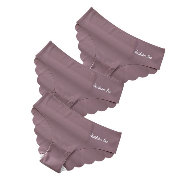 Panties For Women Seamless Panty Set Solid Invisible Panties For Women Seamless Panty Set Solid Invisible