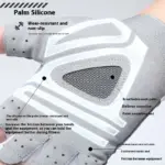 Shock-Absorbing Half Finger Fitness Training Gloves for Grip