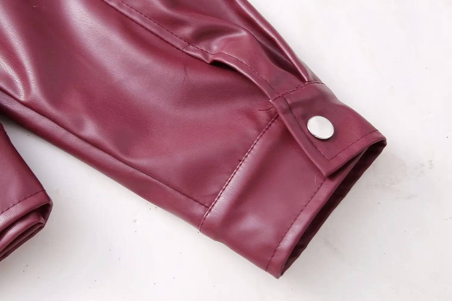 Cool And Wild Lapel Leather Biker's Leather Jacket Cool And Wild Lapel Leather Biker's Leather Jacket