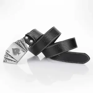 Personalized Punk Style Men’s Belt in Black (105-125 cm)