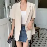 Women's Short-sleeve Suit Jacket New Summer Style