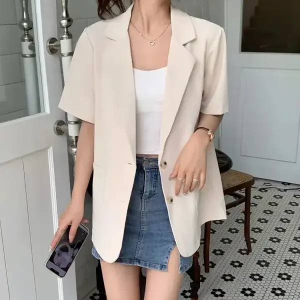Women's Short-sleeve Suit Jacket New Summer Style