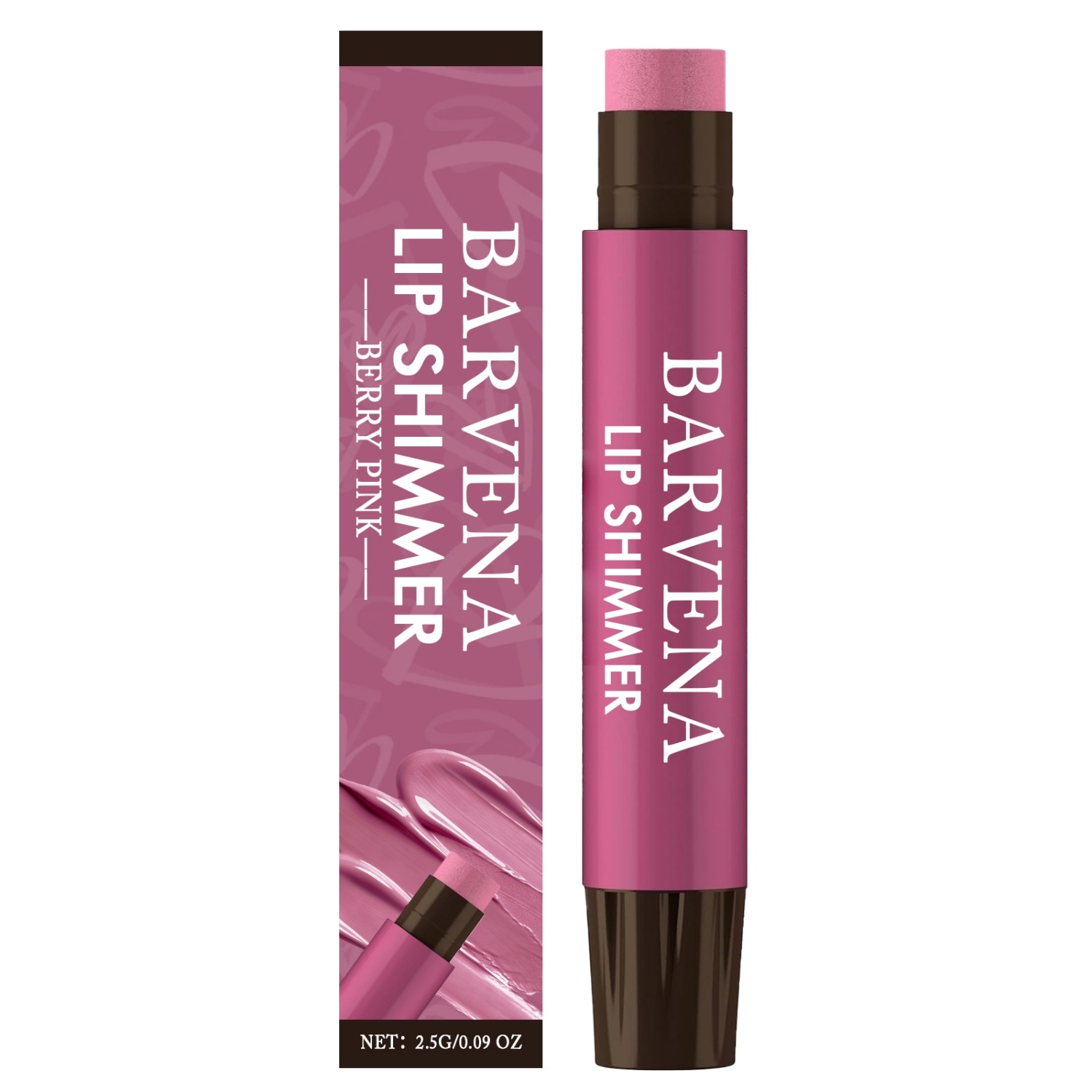 Hydrating Lip Shimmer Lipstick with Shea Butter & Mint Extract Hydrating Lip Shimmer Lipstick with Shea Butter & Mint Extract