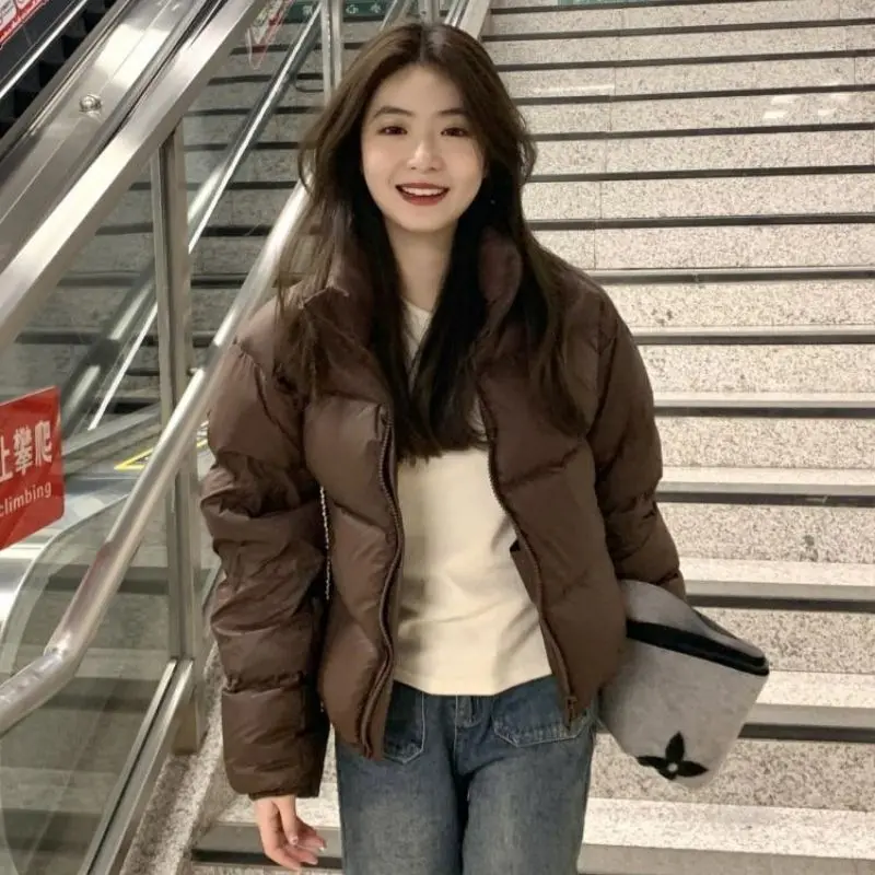 Warmth-Boosting Short Padded Cotton-Blend Coat for Women Warmth-Boosting Short Padded Cotton-Blend Coat for Women
