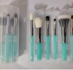 Roll Cosmetic Brush-Green-6 pcs