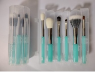 Roll Cosmetic Brush-Green-6 pcs