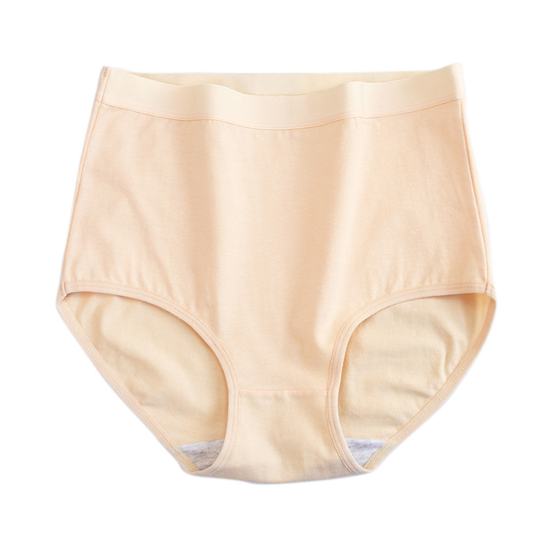 High-Waist Cotton Women’s Belly Shaping Panties, Plus Size
