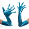 High-gloss Gold Foil Stamping And Elbow-length Costume Gloves High-gloss Gold Foil Stamping And Elbow-length Costume Gloves