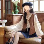 a8864ec5-6988-4c13-931a-d2ab0ec01c77.webp Round-neck Loose-fit Forest Style Vest Top